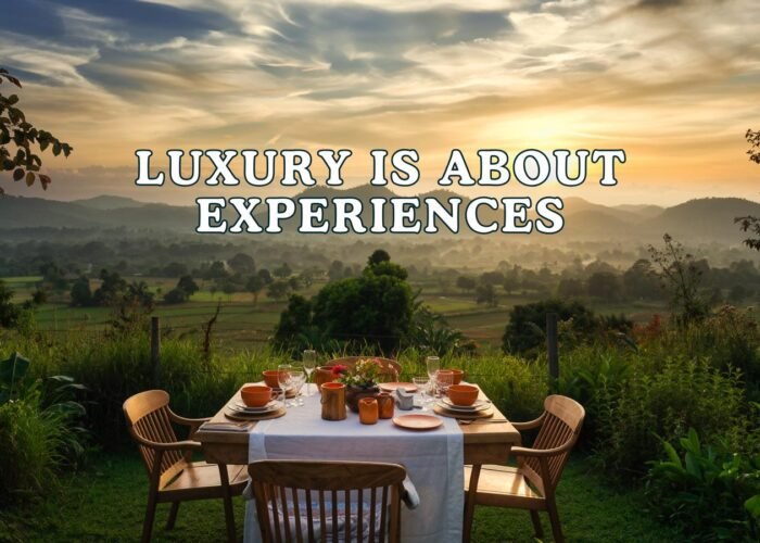 why luxury travel is about experiences