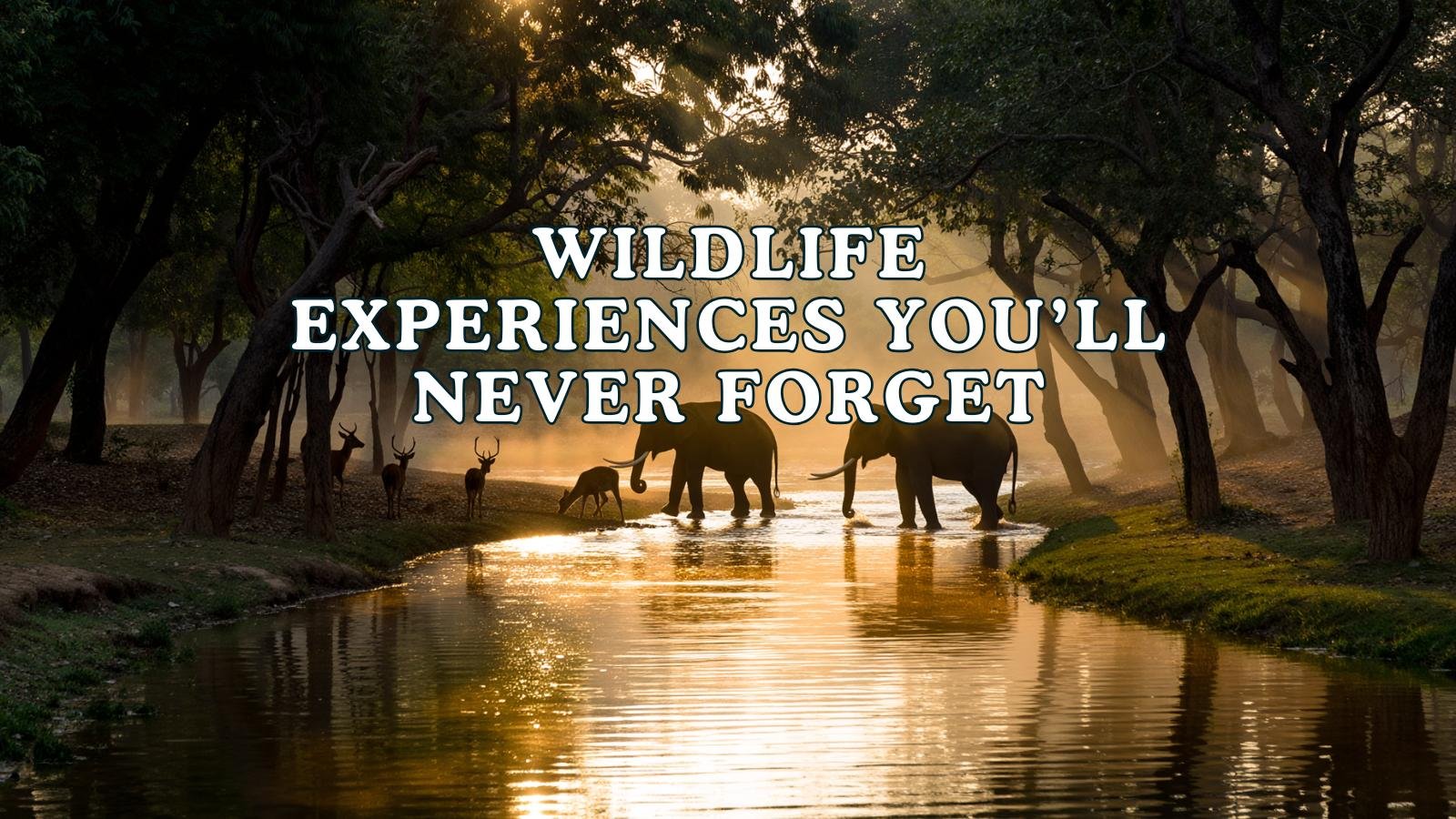 wildlife experiences in india
